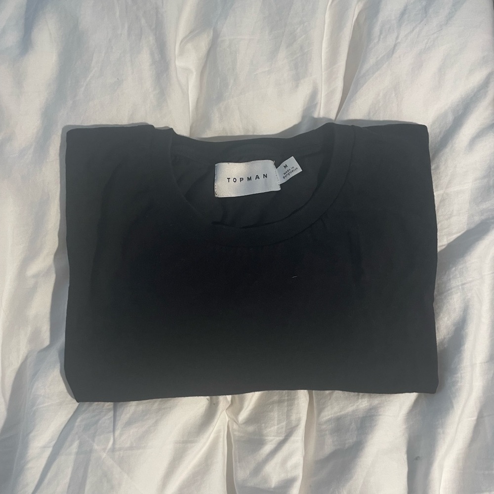 Topman Basic Black Tee Shirt